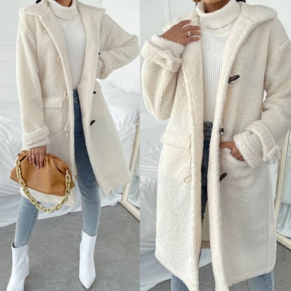 Fleece Trench Jacket - Picture 2 of 4